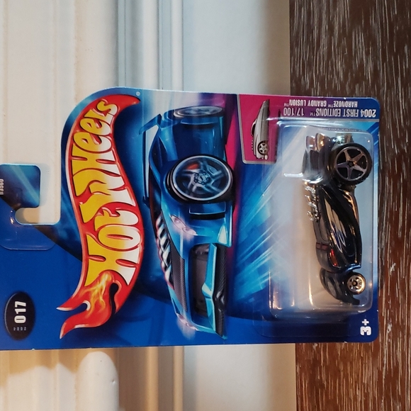Hot Wheels Other - Hot Wheels 2004 First Editions #017 - Hardnoze Grandy Lusion - Blue - B3560